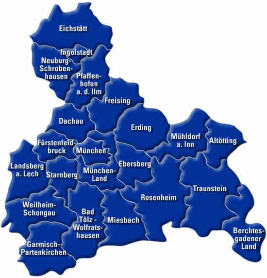 Einsatzgebiet München und Oberbayern